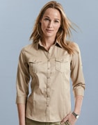 Dames Blouse 3/4 mouw borduren